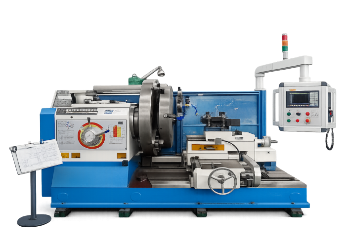 Semi CNC Turning Machine